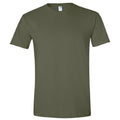 Military Green - Front - Gildan Mens Short Sleeve Soft-Style T-Shirt