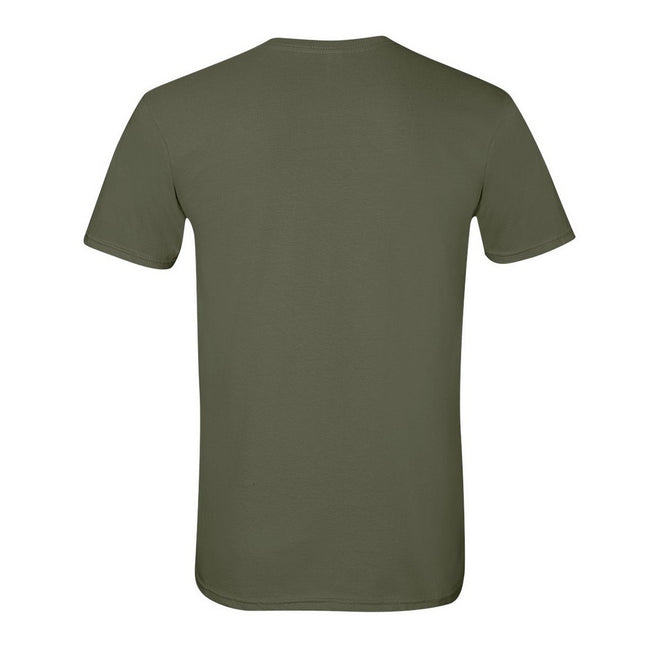 Military Green - Back - Gildan Mens Short Sleeve Soft-Style T-Shirt