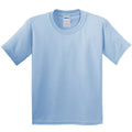 Light Blue - Front - Gildan Childrens Unisex Soft Style T-Shirt
