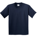 Navy - Front - Gildan Childrens Unisex Soft Style T-Shirt