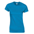 Dark Heather - Side - Gildan Ladies Soft Style Short Sleeve T-Shirt