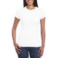White - Back - Gildan Ladies Soft Style Short Sleeve T-Shirt