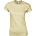 Sand - Front - Gildan Ladies Soft Style Short Sleeve T-Shirt