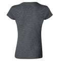 Dark Heather - Back - Gildan Ladies Soft Style Short Sleeve T-Shirt