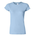Light Blue - Front - Gildan Ladies Soft Style Short Sleeve T-Shirt