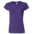 Purple - Front - Gildan Ladies Soft Style Short Sleeve T-Shirt