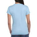 Light Blue - Side - Gildan Ladies Soft Style Short Sleeve T-Shirt