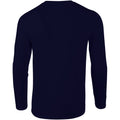 Navy - Lifestyle - Gildan Mens Soft Style Long Sleeve T-Shirt