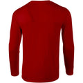 Red - Lifestyle - Gildan Mens Soft Style Long Sleeve T-Shirt