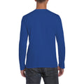 Royal - Side - Gildan Mens Soft Style Long Sleeve T-Shirt
