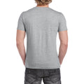 Sport Grey (RS) - Pack Shot - Gildan Mens Soft Style V-Neck Short Sleeve T-Shirt