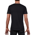 Black - Pack Shot - Gildan Mens Soft Style V-Neck Short Sleeve T-Shirt