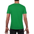 Irish Green - Pack Shot - Gildan Mens Soft Style V-Neck Short Sleeve T-Shirt