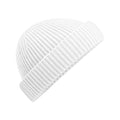 White - Front - Beechfield Harbour Beanie