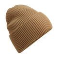 Ginger Biscuit - Front - Beechfield Cuffed Oversized Beanie