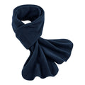 French Navy - Front - Beechfield Fleece Recycled Winter Scarf