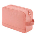 Blush Pink - Front - Bagbase Essential Recycled Toiletry Bag