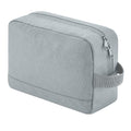 Pure Grey - Front - Bagbase Essential Recycled Toiletry Bag
