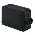 Black - Front - Bagbase Essential Recycled Toiletry Bag