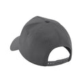 Graphite Grey - Back - Beechfield Unisex Adult Removable Patch Baseball Cap
