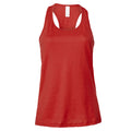 Red - Front - Bella + Canvas Womens-Ladies Racerback Tank Top