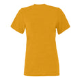 Mustard Yellow - Back - Bella + Canvas Womens-Ladies Heather Jersey Relaxed Fit T-Shirt