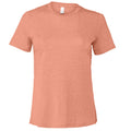 Sunset - Front - Bella + Canvas Womens-Ladies Heather Jersey Relaxed Fit T-Shirt