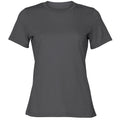 Deep Grey - Front - Bella + Canvas Womens-Ladies Heather Jersey Relaxed Fit T-Shirt