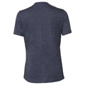 Navy - Back - Bella + Canvas Womens-Ladies Heather Jersey Relaxed Fit T-Shirt