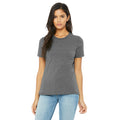 Deep Heather - Lifestyle - Bella + Canvas Womens-Ladies Heather Jersey Relaxed Fit T-Shirt