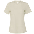 French Vanilla - Front - Bella + Canvas Womens-Ladies Heather Jersey Relaxed Fit T-Shirt