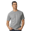 Sports Grey - Front - Gildan Unisex Adult Softstyle Midweight T-Shirt