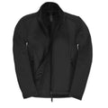 Black - Front - B&C Womens-Ladies ID.701 Soft Shell Jacket