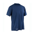 Navy Blue - Front - Spiro Mens Quick Dry Short-Sleeved T-Shirt
