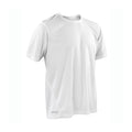 White - Front - Spiro Mens Quick Dry Short-Sleeved T-Shirt
