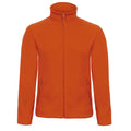 Pumpkin Orange - Front - B&C Mens ID.501 Fleece Jacket