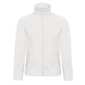 White - Front - B&C Mens ID.501 Fleece Jacket