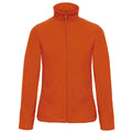 Pumpkin Orange - Front - B&C Womens-Ladies ID.501 Fleece Jacket