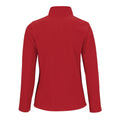 Red - Back - B&C Womens-Ladies ID.501 Fleece Jacket