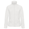 White - Front - B&C Womens-Ladies ID.501 Fleece Jacket