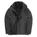 Dark Grey - Front - B&C Mens Corporate 3 in 1 Jacket