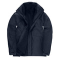 Navy Blue - Front - B&C Mens Corporate 3 in 1 Jacket