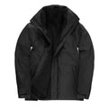 Black - Front - B&C Mens Corporate 3 in 1 Jacket