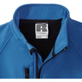 Azure Blue - Lifestyle - Russell Mens Water Resistant & Windproof Softshell Jacket