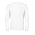 White - Back - B&C Mens Round Neck Long-Sleeved T-Shirt