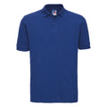 Bright Royal - Front - Russell Mens 100% Cotton Short Sleeve Polo Shirt