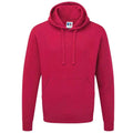 Fuchsia - Front - Russell Colour Mens Hooded Sweatshirt - Hoodie