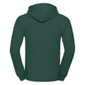 Bottle Green - Back - Russell Colour Mens Hooded Sweatshirt - Hoodie