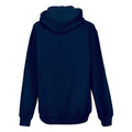 French Navy - Back - Russell Colour Mens Hooded Sweatshirt - Hoodie