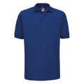 Bright Royal - Front - Russell Mens Ripple Collar & Cuff Short Sleeve Polo Shirt